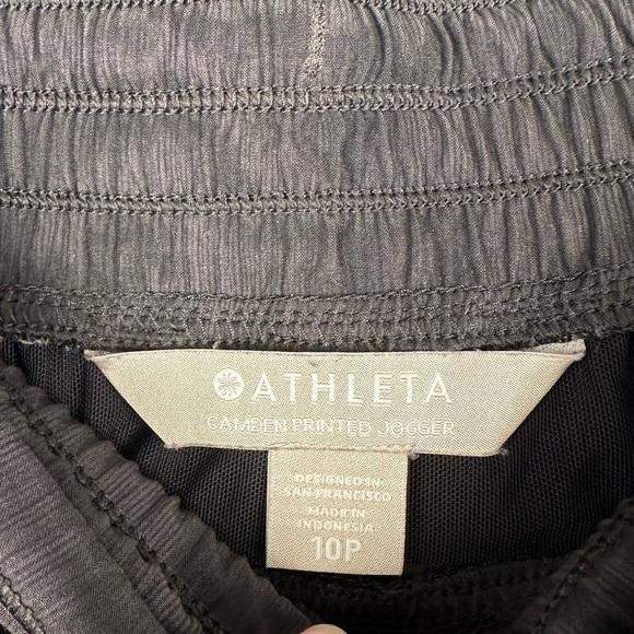 Athleta Camden Printed Performance Pockets Jogger Women’s Sz 10P - Picture 6 of 8